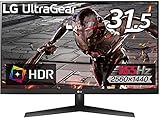 LG ゲーミングモニター UltraGear 32GN600-BAJP 31.5インチ/WQHD/VA非光沢/165Hz/HDR/FreeSync Premium/1ms MBR/HDMI×2,DisplayPort