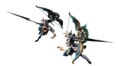 【モンハンライズ】ライズの弓はチャージステップがうまく使いこなせなくて諦めたわ